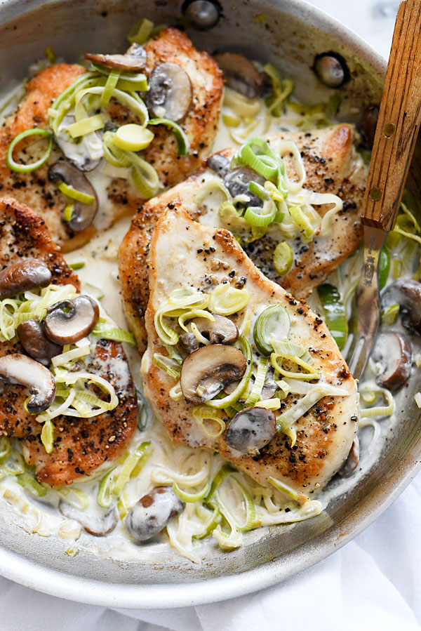 Chicken Mushroom &amp; Leek