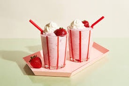 [Milkshakes] Strawberry Milkshake - Small